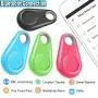 4 Pack Smart GPS Tracker Key Finder Locator Wireless Anti Lost Alarm Sensor Device for Kids Dogs Car Wallet Pets Cats Motorcycles Luggage Smart Phone Selfie Shutter APP Control Compatible iOS Android 4 Pack Smart GPS Tracker Key Finder Locator Wireless Anti Lost Alarm Sensor Device for Kids Dogs Car Wallet Pets Cats Motorcycles Luggage Smart Phone Selfie Shutter APP Control Compatible iOS Android
