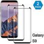 Galaxy S9 Screen Protector, [2 Pack] Case Friendly,Bubble-Free,9H Hardness 3D Curved, Scratch-Resistant for Samsung S9 Tempered Glass Screen Protector