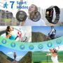 Janker Smart Watch for Android Phones and iOS Phones, Fitness Trackers Watch for Men Women, Activity Tracker with HR Sleep Monitor,Light and Thin IP67 Waterproof 1.34" Color Screen Smartwatch.
