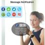 HopoFit Smart Watch for Men Women,Fitness Tracker Smartwatch for Android iOS Phones,1.3" Touch Screen IP68 Waterproof Sport Watch with Heart Rate,Sleep Monitor (Black)