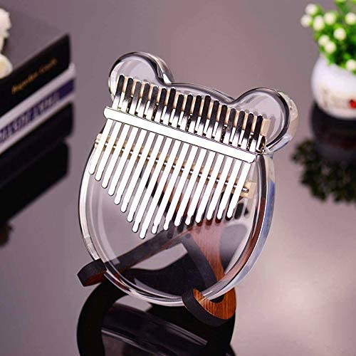 Original Acrylic Kalimba Thumb Piano for Kids and Adults | Transparent Kalimba 17key Kalimba Songbook | Finger Piano Kalimba Instrument | Kalimba Case | Hand Piano | Kalimba Thumb Picks