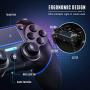 PS4 Controller ORDA Wireless Gamepad for Playstation 4/Pro/Slim/PC and Laptop with Motion Motors and Audio Function, Mini LED Indicator, USB Cable and Anti-Slip - Blue