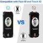 Detachable Bike Phone Mount, 360°Rotation Silicone Bicycle Phone Holder with Adjustable Universal Motorcycle Handlebar Cradle for iPhone 11/11 Pro Max/XS Max/XR/8/8 Plus,Samsung Note 10/S20/S10