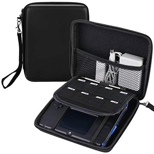 Carry and Storage Case Compatible with Nintendo 2DS - Pinowu Hard EVA Travel Storage Carrying Case Bag with Double Zipper and 8 Game Holders Compatible for Nintendo 2DS (Black) Carry and Storage Case Compatible with Nintendo 2DS - Pinowu Hard EVA Travel Storage Carrying Case Bag with Double Zipper and 8 Game Holders Compatible for Nintendo 2DS (Black)