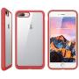 SUPCASE Unicorn Beetle Style Premium Hybrid Protective Clear Case for Apple iPhone 7 Plus 2016 / iPhone 8 Plus 2017 (Red)