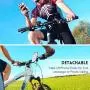Detachable Bike Phone Mount, 360° Rotatable Bicycle & Motorcycle Handlebar Cell Phone Holder Universal fit for iPhone Xs Max XR X 6S 6 7 8 Plus, Galaxy S9 S10 S10e Note 9, Other 4-6.5&quot Phones Cycling