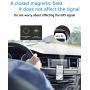 boomee Magnetic Car Air Vent Phone Holder Universal Cell Phone Bracket Stand for Car L Shape Magnetic Phone Holder in Car 360°Rotation Magnetic Car Mount (Black)
