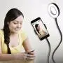 Sokani Selfie Ring Light with Cell Phone Holder and Stand Bracket for YouTube TIK Tok Tiktok Video Live Stream Makeup Dimmable LED Circle RingLight for iPhone Android Mobile Smartphone Sokani Selfie Ring Light with Cell Phone Holder and Stand Bracket for YouTube TIK Tok Tiktok Video Live Stream Makeup Dimmable LED Circle RingLight for iPhone Android Mobile Smartphone