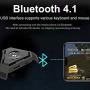 BEYST Gamepad Keyboard Mouse Converter,USB Gamepad Controller Set No Vibration ABS Converter Bluetooth 4.1 for Android (with Keybord Mouse)