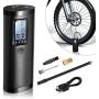 Portable Air Compressor - Vastar Mini Air Pump Tyre Inflator 100PSI / 2000mAh Rechargeable Lithium Battery with Digital LCD LED Light, Air Pressure Detection and Automatic for Car Bicycle Ball Tires