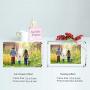 Boxalls 3.5x5 Inches Acrylic Picture Frames, Desktop Frameless Photo Frames with Magnetic, Double Sided Transparent
