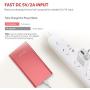 Yoobao Portable Charger 10000mAh Slim Power Bank Powerbank External Cell Phone Battery Backup Charger Battery Pack Dual Input Compatible iPhone 11 X XR Xs Max 8 7 Plus Android Samsung - Bright Red