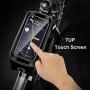 Bike Phone Mount Front Frame Bag Waterproof Bicycle Top Tube Handlebar Bags with Reflective Anti-Glare Suitable for 7 Inch Mobile Phone