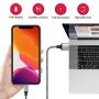 iPhone Charger Lightning Cable [3Pack 6ft],AXF Long Nylon Braided USB Fast Charging Cord Compatible with iPhone 11/11 Pro/X/Xs Max/XR/8/8 Plus/7/7 Plus/6/6S/SE/iPad/iPod