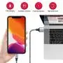 iPhone Charger Lightning Cable [3Pack 6ft],AXF Long Nylon Braided USB Fast Charging Cord Compatible with iPhone 11/11 Pro/X/Xs Max/XR/8/8 Plus/7/7 Plus/6/6S/SE/iPad/iPod