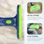 IOKHEIRA Dog Shedding Brush, Professional Dog Brush for Shedding with Quick Self-Cleaning Button, Effectively Reduces Shedding by Up to 95% for Dogs and Cats