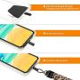 Phone Lanyard, COCASES Wrist Lanyard and Neck Lanyard for Keys ID Badge Set Phone Tether for iPhone, Galaxy & Most Smartphones