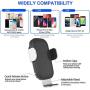 WJM Tesla Model 3 Model Y Wireless Charger Car Mount Wireless Charging Cell Phone Holder Compatible with All Smart Phones up to 6.5"