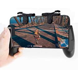 Gaming Joystick Handle Trigger Controller for Mobile Phone,Ergonomic Design Gaming Grip and Gaming Joysticks for Android iOS Phones,Holder+ Shooter for Pubg
