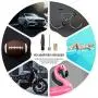 TWING Tire Inflator 12V 150PSI Digital Air Compressor Pump  Auto Car Tire Pump with Pressure Gauge LED Light, Long Cable and Auto Shut Off Compatible with Car,Bicycle and Other Inflatables (Red)
