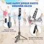 SYOSIN Bluetooth Selfie Stick Tripod, Extendable Aluminum Tripod Stand with Wireless Remote 360° Rotation Selfie Stick for iPhone 11/11 Pro Max/XS Max/XS/XR/X/8/7 Android Phone and Sports Camera GoPro SYOSIN Bluetooth Selfie Stick Tripod, Extendable Aluminum Tripod Stand with Wireless Remote 360° Rotation Selfie Stick for iPhone 11/11 Pro Max/XS Max/XS/XR/X/8/7 Android Phone and Sports Camera GoPro