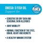 Bayer Free Form Snip Tips Gel Capsules, Omega-3 Fish Oil, Fatty Acids for Cardiovascular, Joint, Cognitive, Kidney, Ocular Health, Dogs with High Levels of EPA and DHA