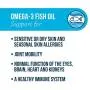 Bayer Free Form Snip Tips Gel Capsules, Omega-3 Fish Oil, Fatty Acids for Cardiovascular, Joint, Cognitive, Kidney, Ocular Health, Dogs with High Levels of EPA and DHA