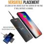 Wireless Charger, Alpatronix CX101 Quick Charge Qi Charging Pad Compatible for iPhone 11/Pro Max/XS Max/XS/XR/X/8/8 Plus, Galaxy S10 Plus/S10/S9+/S8+/Note 8, Qi-Enabled Phones (No AC Adapter) Black
