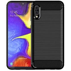 Muokctm Samsung Galaxy A10E Case, with Tempered Glass Screen Protector, Slim Soft TPU Protective Rubber Bumper Case Cover for Samsung Galaxy A10E Phone (Black)