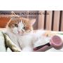 Cat Brush for Shedding, Slicker Pet Grooming Brush for Cat and Small Medium Dog, Self Cleaning Slicker Brush (Pink)