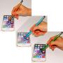 Honsky Cell Phone Stylus, Tablet Stylus for Touch Screens: Universal Slim Long Metal Pencil-Like Stylist Pens, Tablet Pen, Touchscreen Stylus Pen - Blue, Champagne, Green - Cylinder, 3 Packs