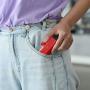 iWALK Small Portable Charger 4500mAh Ultra-Compact Power Bank Cute Battery Pack Compatible with iPhone 11 Pro/XS Max/XR/X/8/7/6/Plus Airpods and More,Red