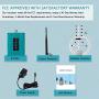 Multi-Band Cell Phone Signal Booster Repeater for Home and Office - Boosts GSM 3G 4G LTE Voice and Data for All Carriers - Supports Verizon AT&T T-Mobile Sprint - FCC Approved & Easy Setup