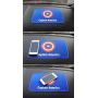 Tianmei 10.6&quotx6.1" Marvel Comics Pattern Extra Large Size Anti-Slip Rubber Pad, Car Dashboard Universal Non-Slip Mat Use for Cell Phones, Sunglasses, Keys, Coins and More (Captain USA)
