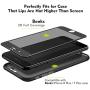 iPhone 8 Plus 7 Plus Anti Spy Screen Protector Tempered Glass, Benks Privacy Protective Film Unbreakable Soft Frame 0.23mm 3D Curve Edge Full Coverage (Black Apple iPhone8 Plus iPhone7 Plus, 5.5-Inch)