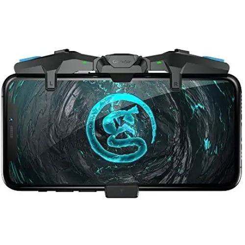 GameSir Mobile Game Controller F4 Falcon, Zero Latency Foldable Gaming Trigger, Plug and Play Mobile Trigger for Pubg, Knives Out, Rules of Survival, Call of Duty for Android and iOS Phone GameSir Mobile Game Controller F4 Falcon, Zero Latency Foldable Gaming Trigger, Plug and Play Mobile Trigger for Pubg, Knives Out, Rules of Survival, Call of Duty for Android and iOS Phone