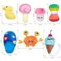 Dono Squeaky Plush Dog Toys-Pet Pack for Puppy Cute Toys Small Stuffed Puppy Chew Interactive Doggie Toys 13 Pack Tooth Grinding & Training Pet Toy Supplies for Medium to Small Dogs