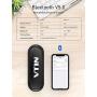 VTIN R4 Bluetooth Speaker V5.0, Portable Bluetooth Speaker with 24H Playtime, Crystal Clear Stereo Sound, 10W Powerful Waterproof Speaker, Built-in Mic, Support TF Card, Suitable for Home and Outdoor