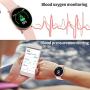RUNDOING Smart Watch for Android Phones, 1.3 Inch Color Screen Fitness Tracker Activity Tracker, Heart Rate Monitor Fitness Watch,Compatible with iOS and Android