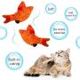 Ackitry Electric Moving Fish Toy Realistic Cat Flopping Fish Toy Wiggle Fish Catnip Toys Plush Interactive Cat Toys for Cat Exercise