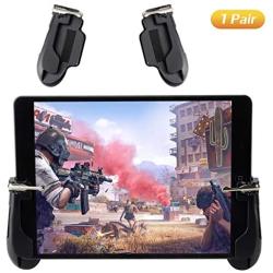 Mobile Game Controller for iPad, COCASES Sensitive Shoot Aim Tablet Gamepad Trigger Button for PUBG, Upgraded Version Compatible 4.5-12.9 inch Tablet & Smartphone