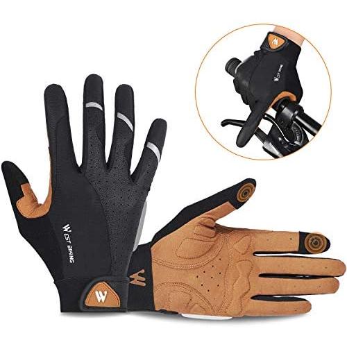 West Biking Cycling Gloves Anti-Slip Breathable Men Women Touch Screen Gloves Anti-Shock Outdoor Sport MTB Bike Bicycle Motorcycle Gloves