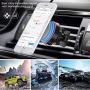 Magnetic Car Phone Mount Holder for Air Vent, [Built-in Amazing Strong Magnets] LeYi 360° Rotate Universal Cell Phone Holder Car Cradles for iPhone, Samsung, Moto, LG, Nokia, etc (Black)
