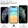 [4 Pack] Tauri 2 Pack Privacy Screen protector + 2 Pack camera lens Protector for iPhone 11 Tempered Glass Screen Protector 6.1-inch, Bubble Free, Peep/Glare/Scratch-resistant
