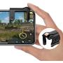 PUBG Mobile Game Controller, YSSHUI Joystick Smart Phone Tablet Gaming Trigger [Upgrade Version] for PUBG/Fortnite/Rules of Survival, Cell Phone Gaming Joysticks for Android iOS(1 Pair)-Black