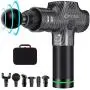 Cryotex Massage Gun – Deep Tissue Handheld Percussion Massager – Six Different Heads for Different Muscle Groups - 20 Speed Options (Grey) Cryotex Massage Gun – Deep Tissue Handheld Percussion Massager – Six Different Heads for Different Muscle Groups - 20 Speed Options (Grey)
