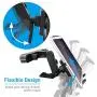 Macally Adjustable Car Seat Headrest Mount and Holder for Apple iPad Air / Mini, Samsung Galaxy Tab, Kindle Fire, Nintendo Switch, and 7" to 10" Tablets (HRMOUNT)