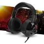 Tosuny Gaming Headset, ABS Gaming Headset Lighting Headphone with Microphone, Gaming Headset Over Ear Headphone with Soft Breathable Earmuffs for Mobile Phone Computer(Black)