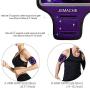 Galaxy S20 S10 S9 S8 Armband, JEMACHE Gym Running Exercises Workouts Phone Arm Band for Samsung Galaxy S20/S10/S9/S8/S7 Edge (Purple)