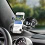 Ram Mount Twist Lock Suction Cup Mount with Universal X-Grip Cell Phone Holder, Black, RAM-B-166-UN7U